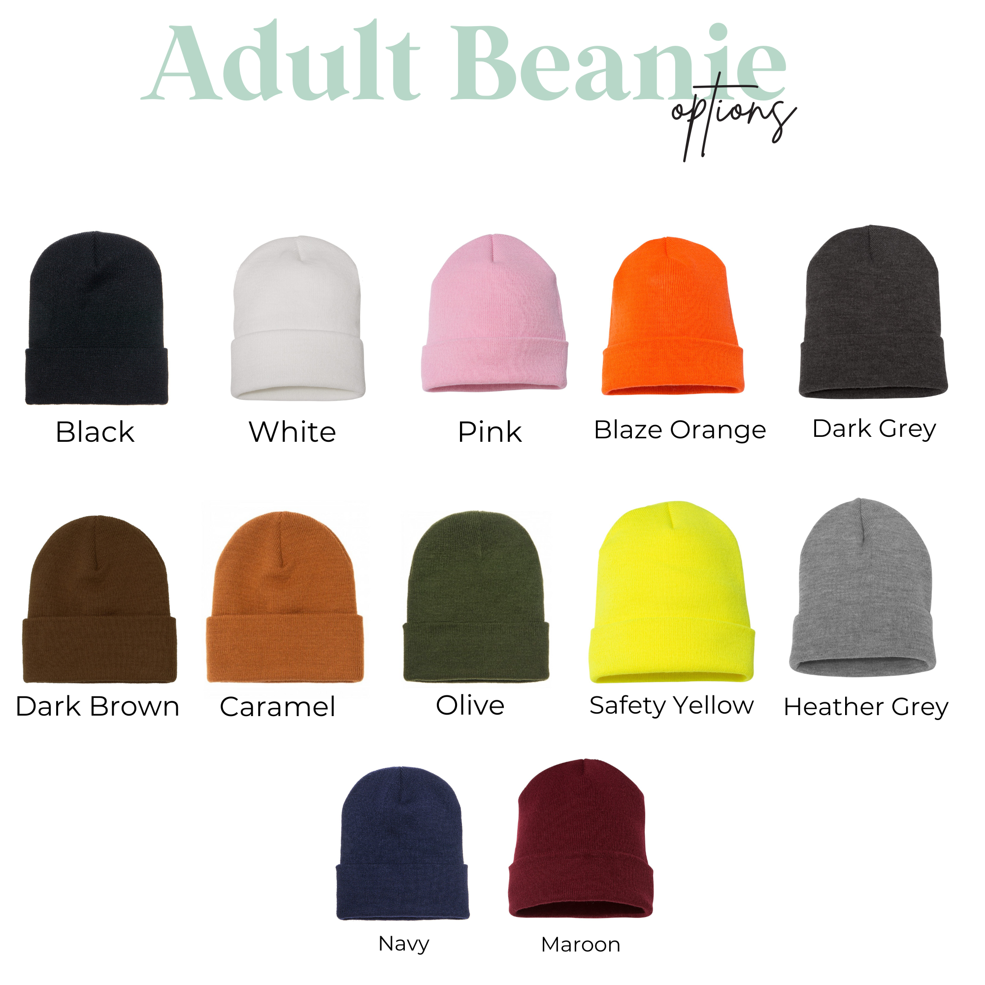 Custom Logo Beanies-WHOLESALE