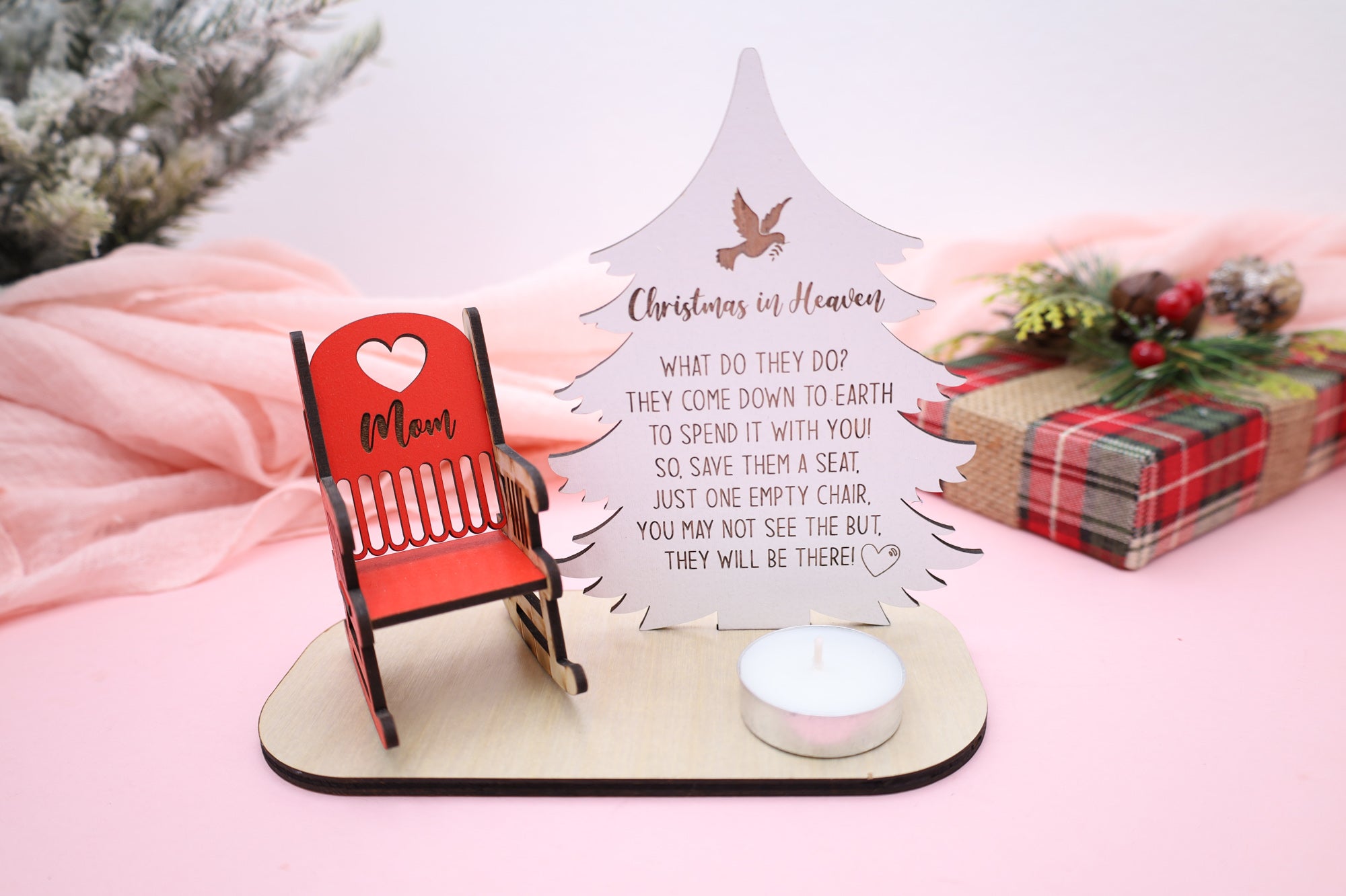 Christmas in Heaven,Christmas Memorial,Save a Chair