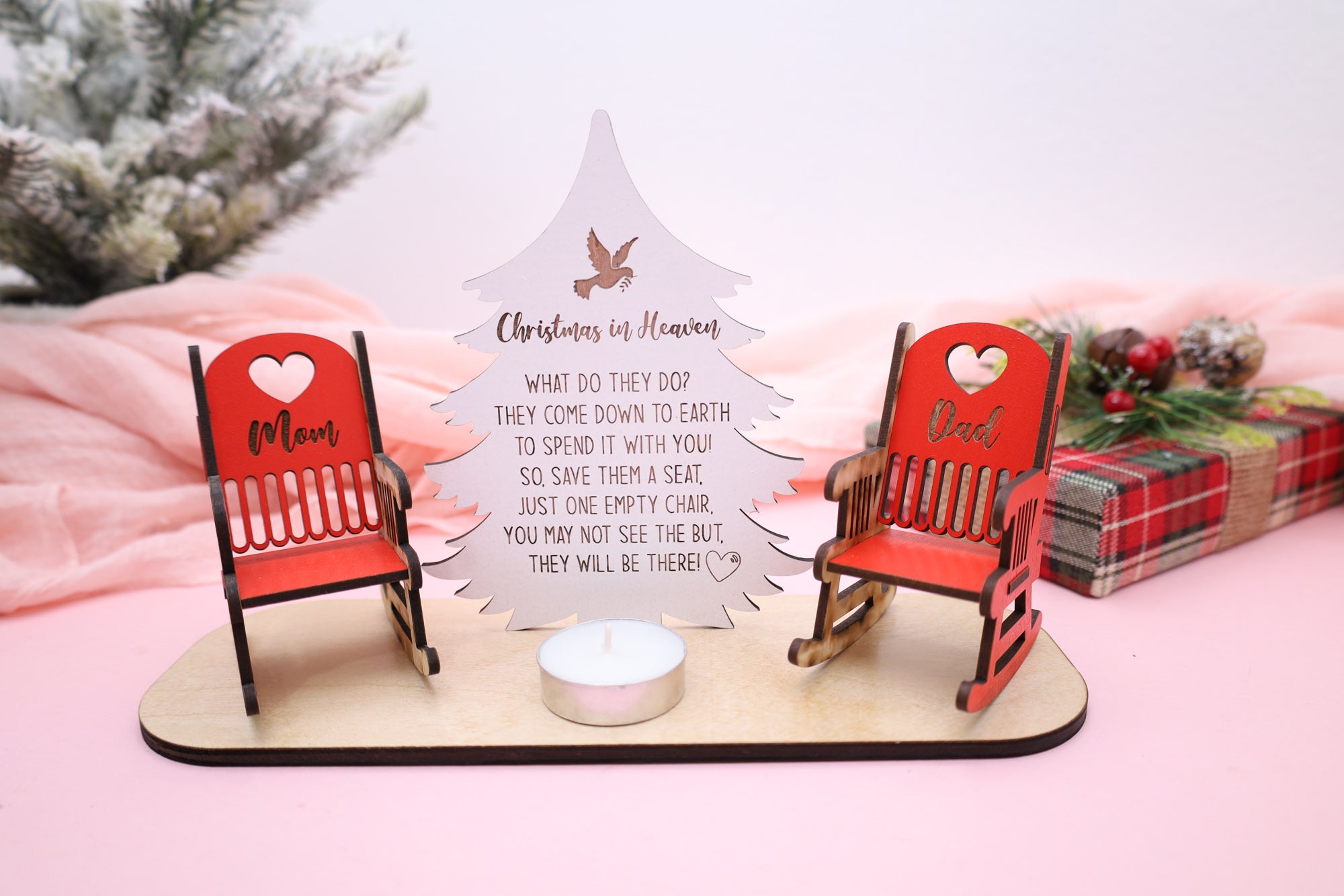 Christmas in Heaven,Christmas Memorial,Save a Chair