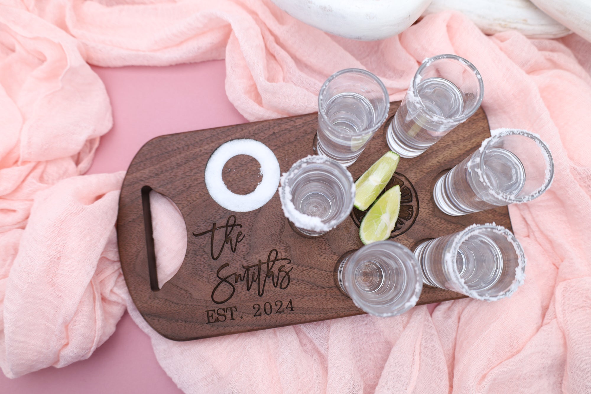 Personalized Custom Tequila Board,Gift for Drinker,Tequila Flight Board