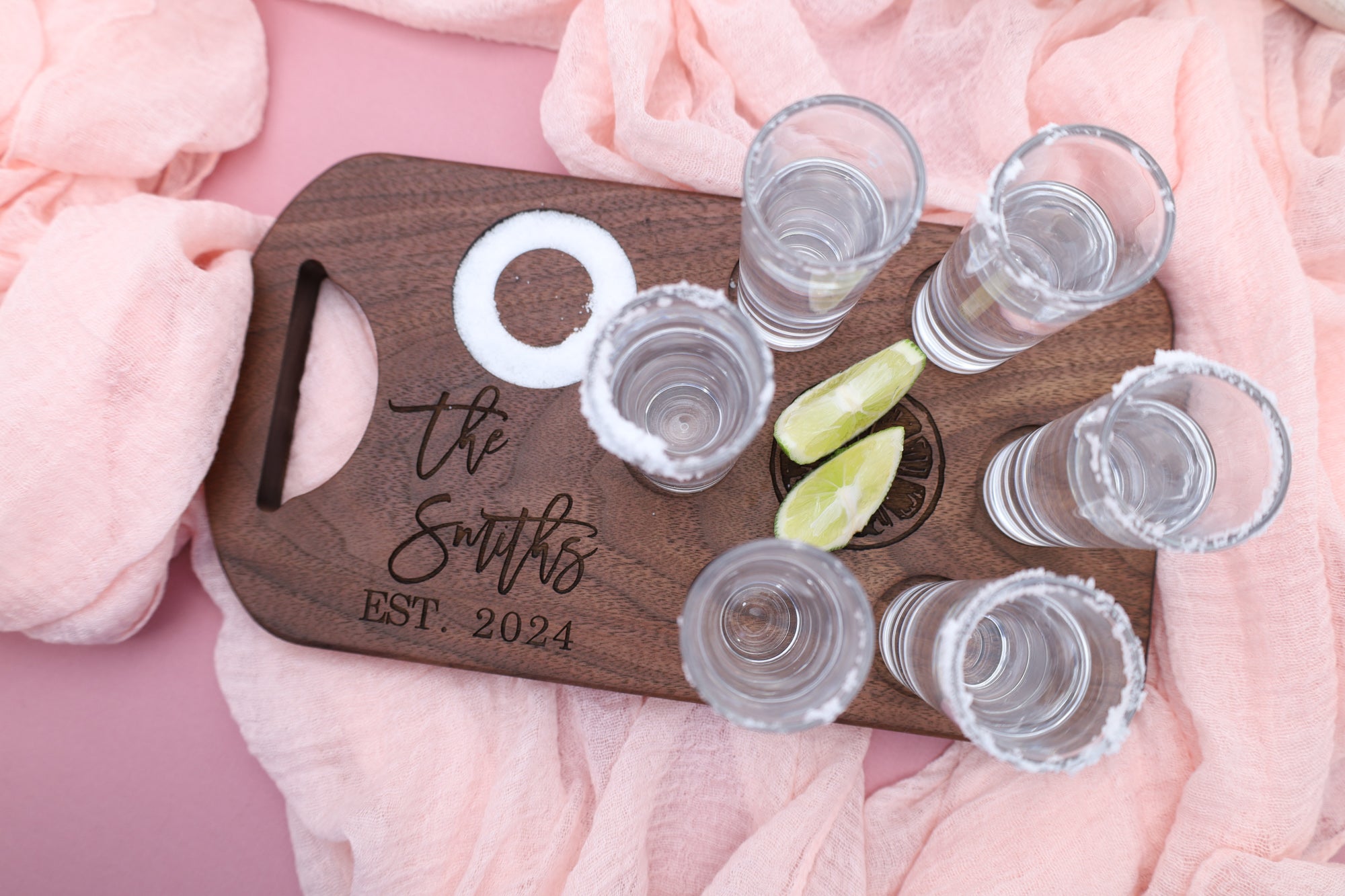 Personalized Custom Tequila Board,Gift for Drinker,Tequila Flight Board