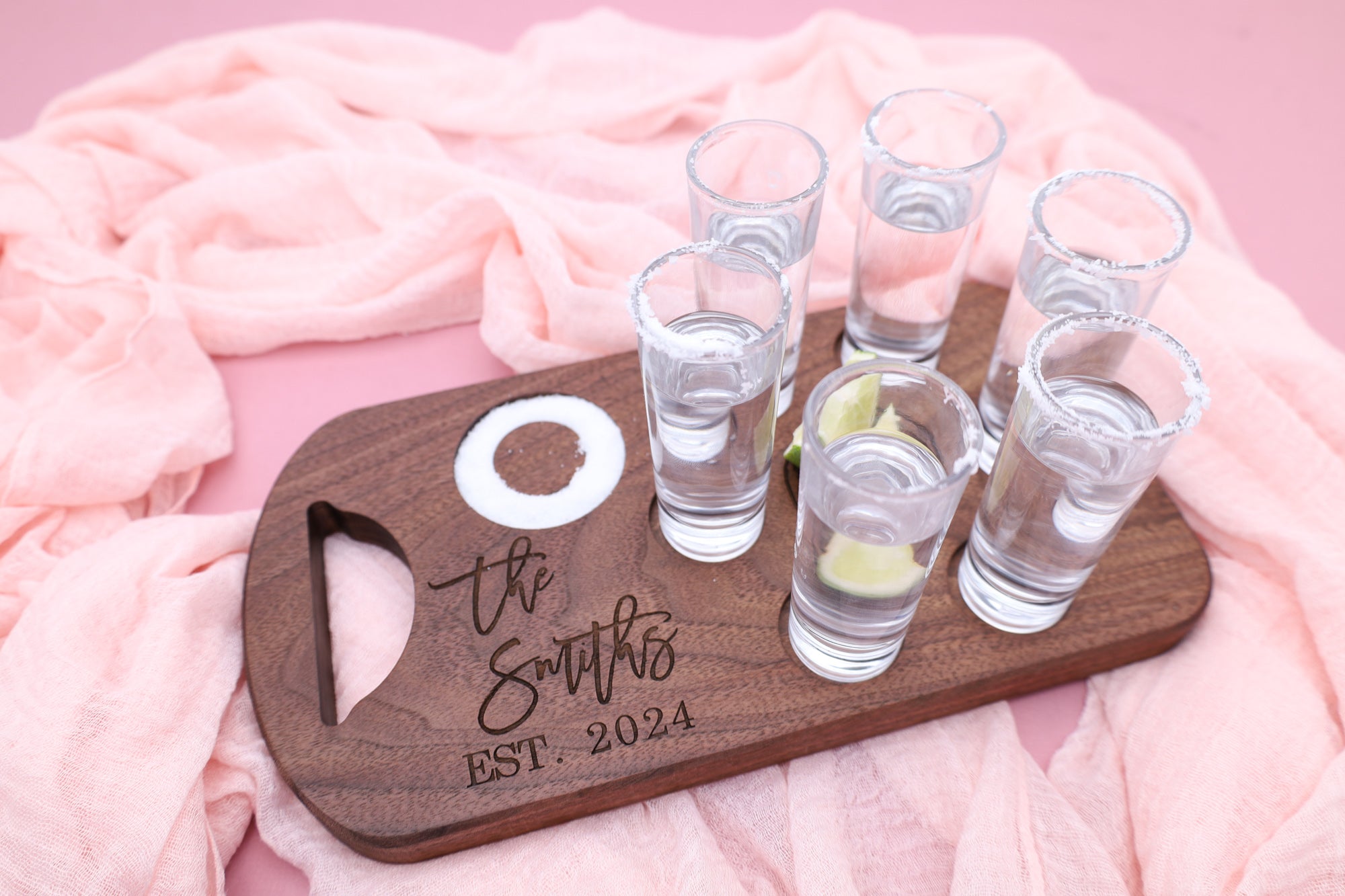 Personalized Custom Tequila Board,Gift for Drinker,Tequila Flight Board