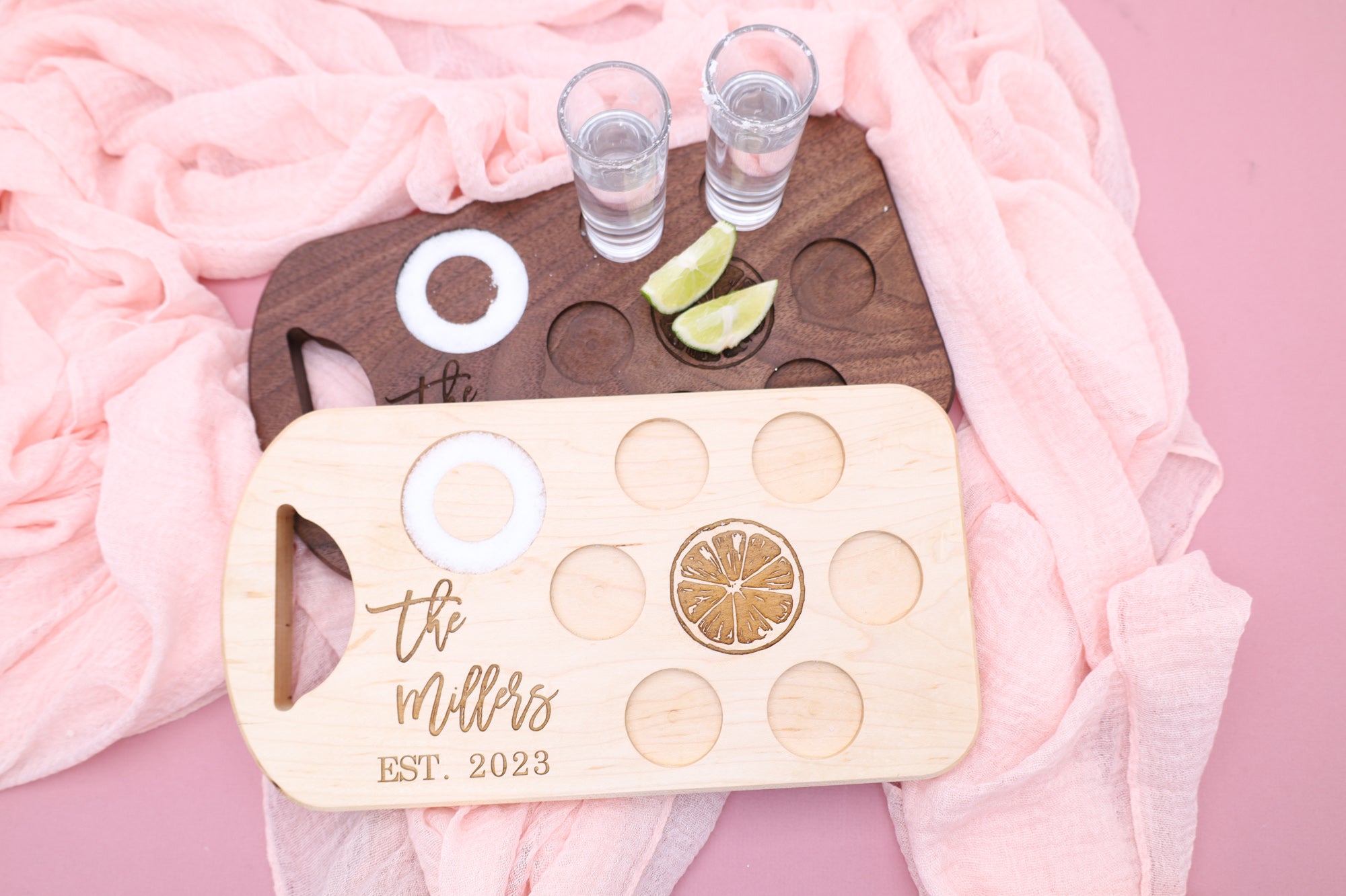 Personalized Custom Tequila Board,Gift for Drinker,Tequila Flight Board