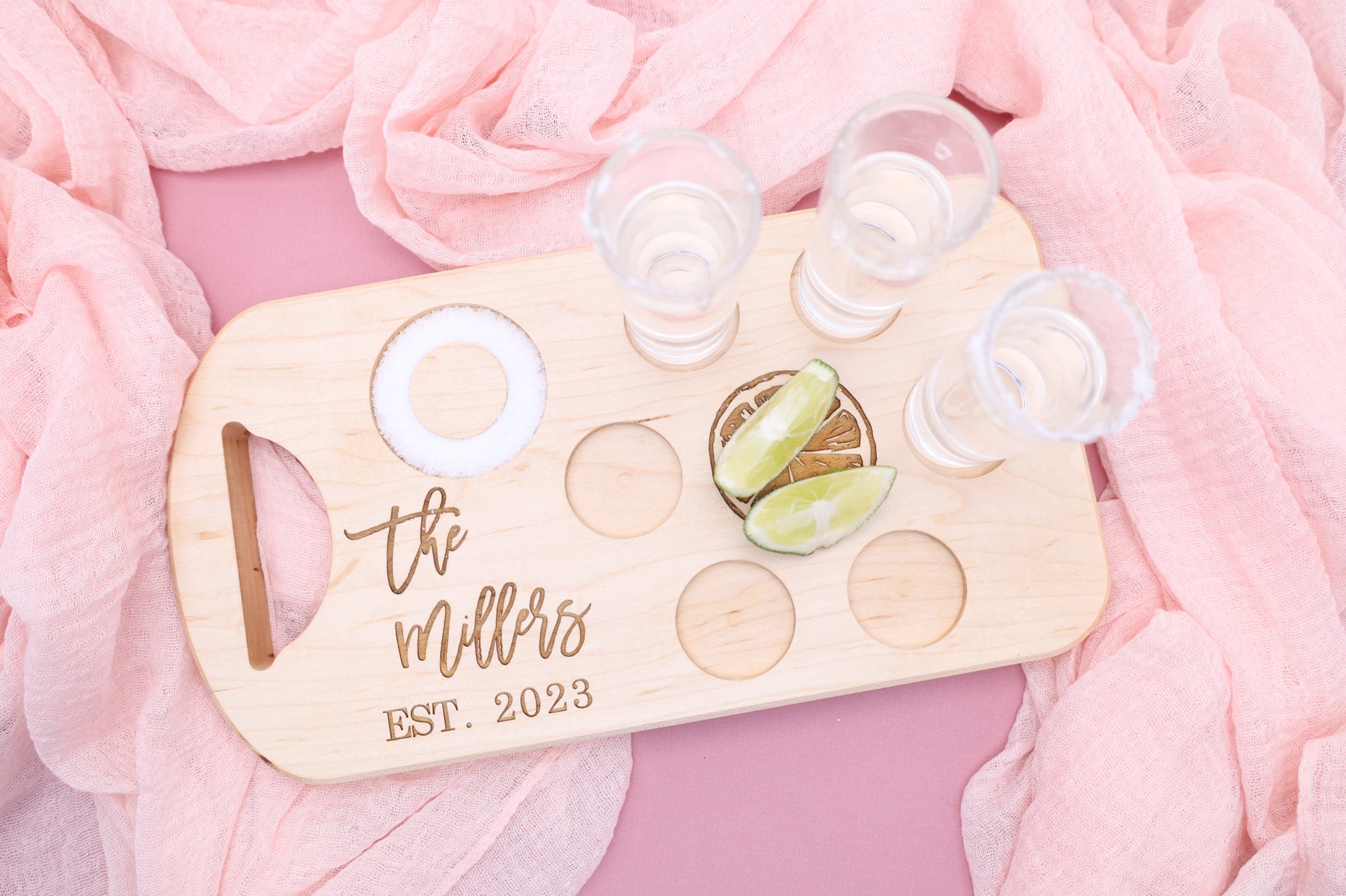 Personalized Custom Tequila Board,Gift for Drinker,Tequila Flight Board