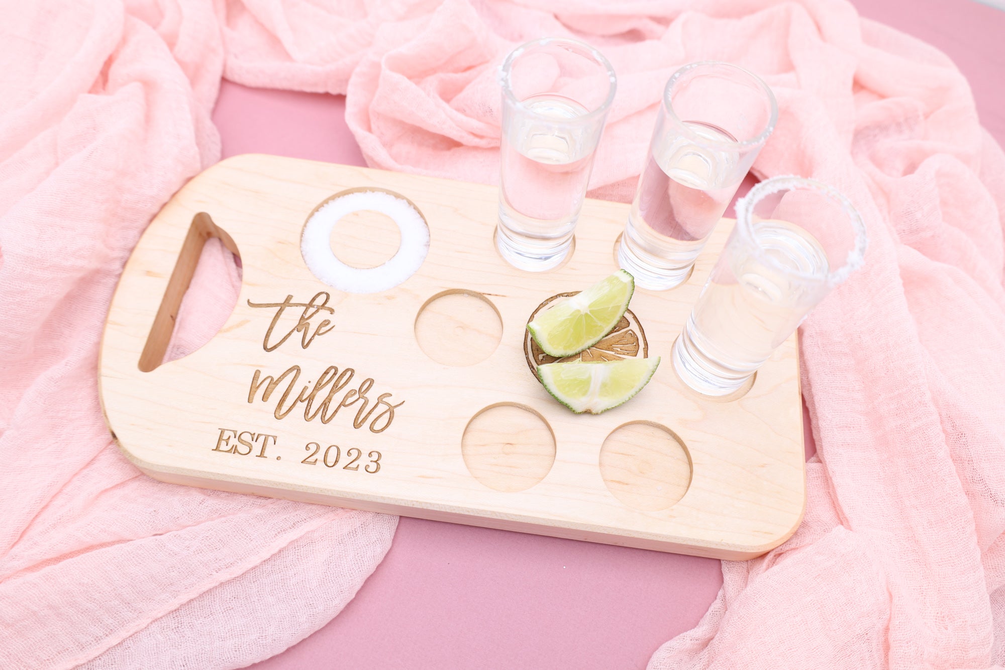 Personalized Custom Tequila Board,Gift for Drinker,Tequila Flight Board